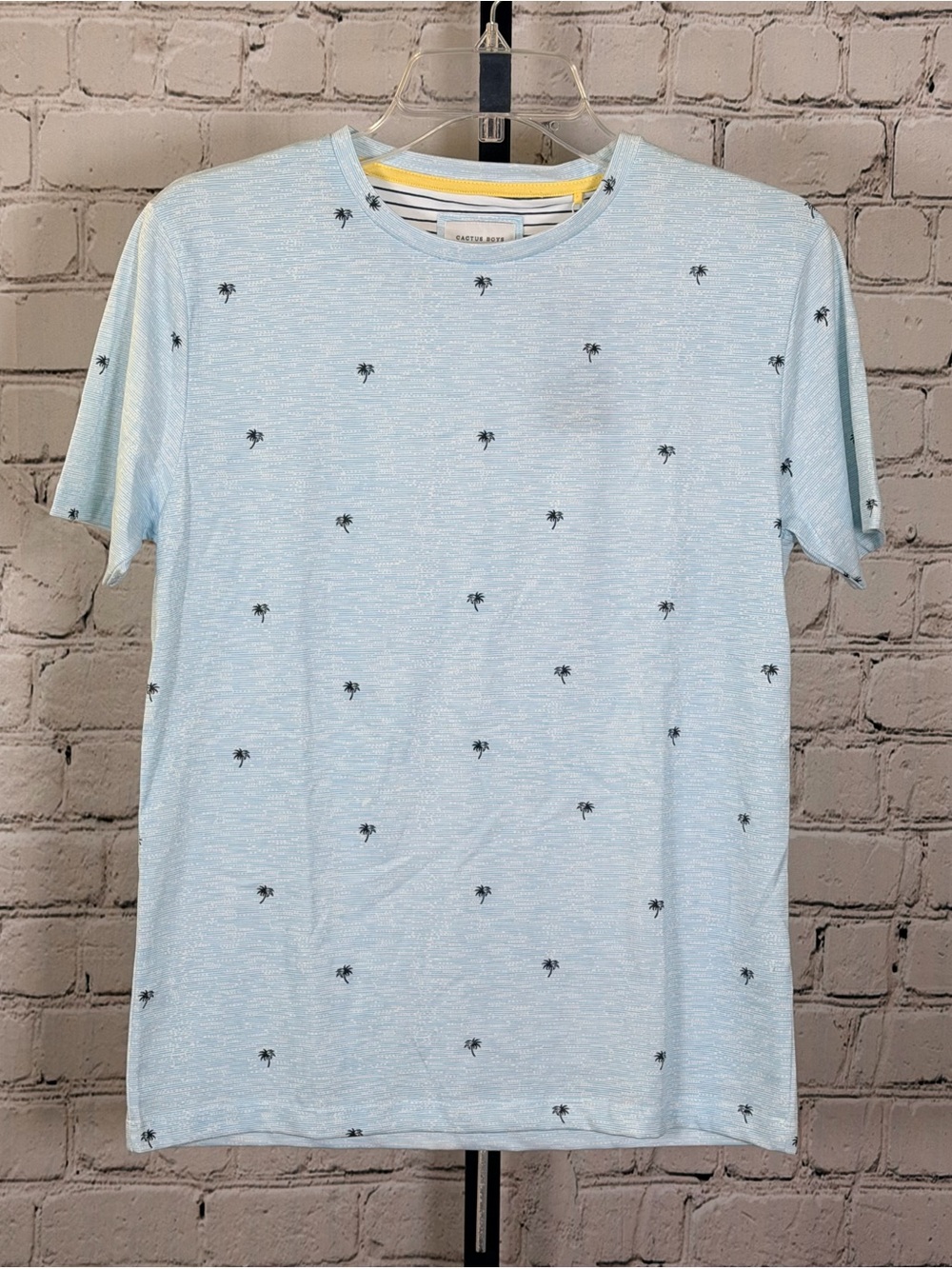Cactus Boys Palm Tree Print Short Sleeve T-Shirt Size 13/14 - NEW